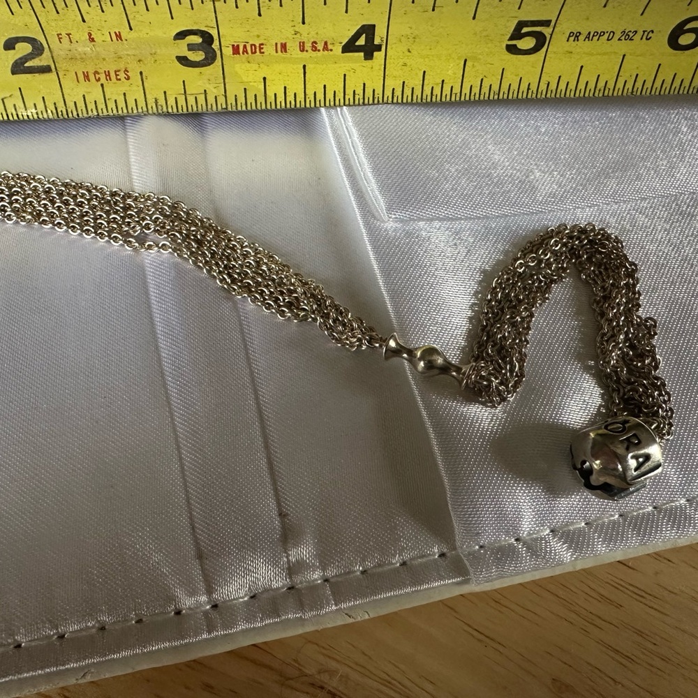 Pandora multi chain bracelet. Retired. 8 inches.